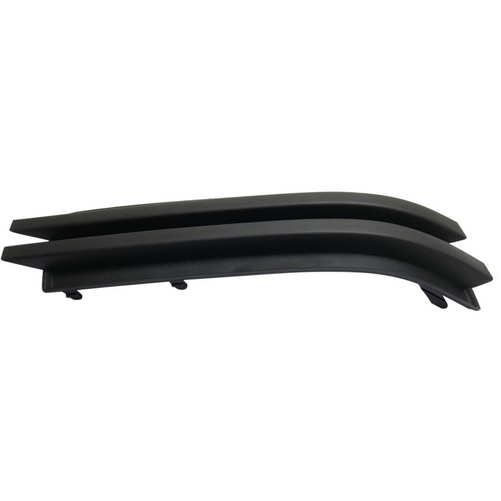 Fog Light Cover Passenger Side For Dodge Grand Caravan 2008 2009 2010 Replacement Ch2599104 5113146aa Black Finish Right Front