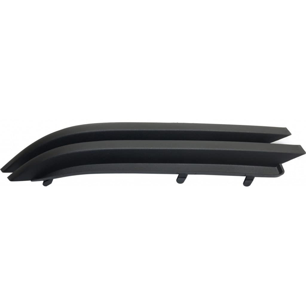 Fog Light Cover Passenger Side For Dodge Grand Caravan 2008 2009 2010 Replacement Ch2599104 5113146aa Black Finish Right Front