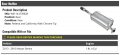 Rear Exhaust Muffler With Chrome Tip Compatible 2013-2016 Nissan Sentra 1 8l 4-cylinder