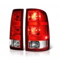 Driver Passenger Side New Oe-style Amber Red Lens Tail Light Housing Lamp Assembly Replacement For 2007-2013 Gmc Sierra 1500 