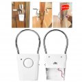 Door Handle Alarm Easy Operation Window Burglar Alert 120db Touch Sensor For Home Travel Hotel Safety
