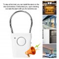 Door Handle Alarm Easy Operation Window Burglar Alert 120db Touch Sensor For Home Travel Hotel Safety