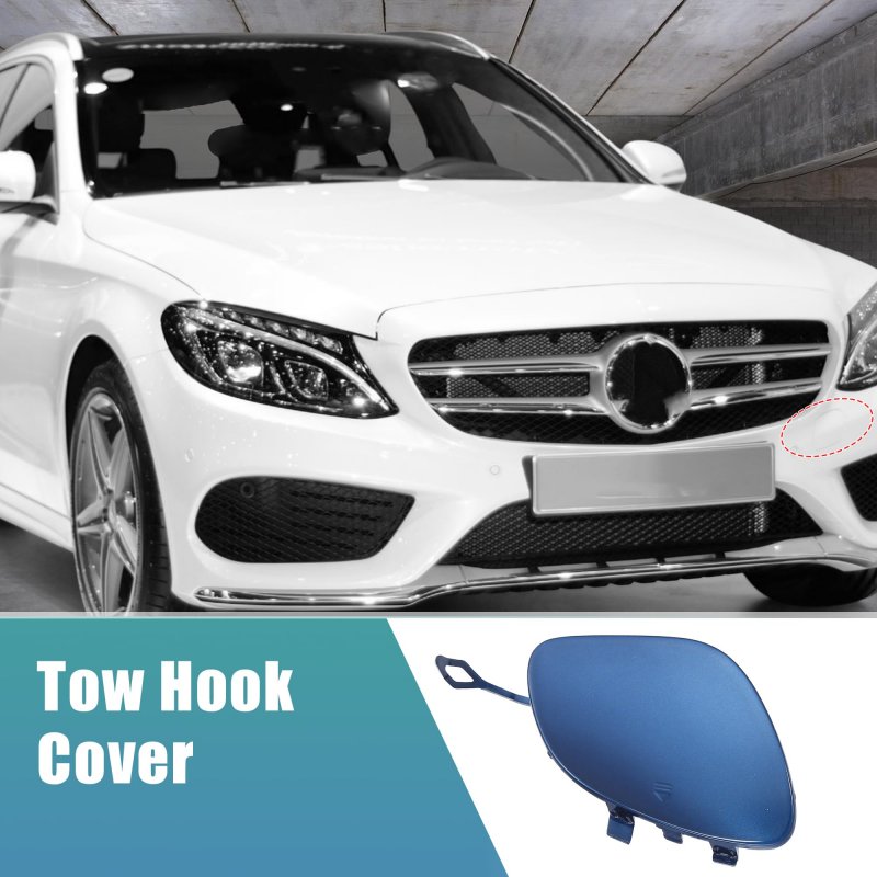 Front Bumper Tow Hook Cover Towing Eye Cap For Mercedes-benz C 300 2015-2018 No A2058850024