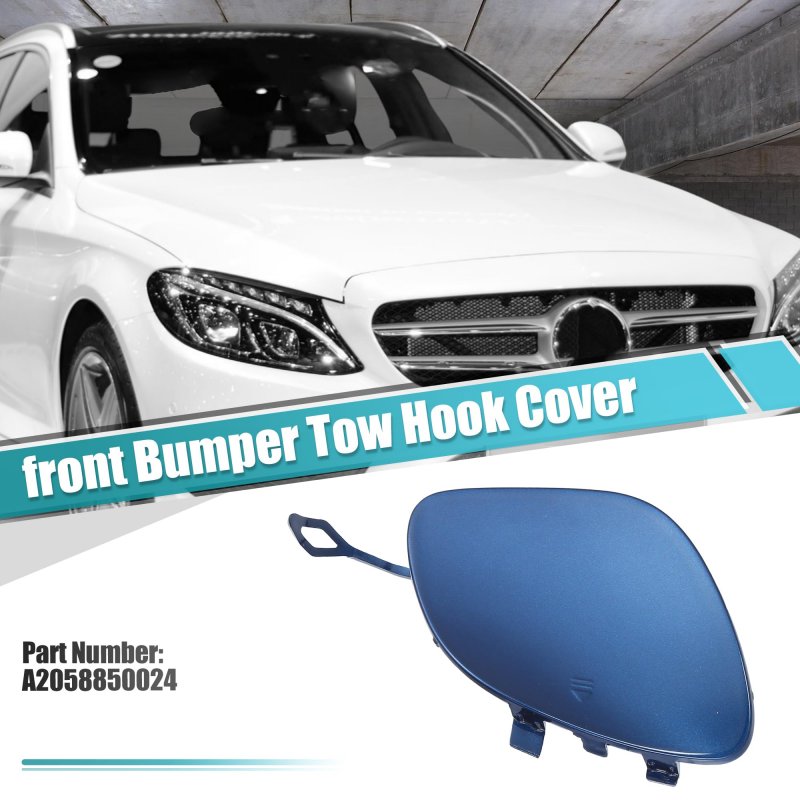 Front Bumper Tow Hook Cover Towing Eye Cap For Mercedes-benz C 300 2015-2018 No A2058850024