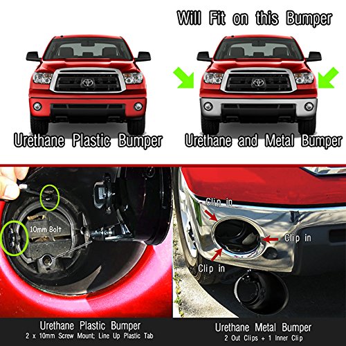 Akkon For 2007-2013 Toyota Tundra Pickup Truck Bumper Driving Clear Fog Lights W Bulb Switch Wiring Harness