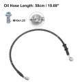 X Autohaux Brake Hose Motorcycle Hydraulic Line Oil Pipe With Spring Protection Fitting For Atv Motocross Racing Bike 50cm