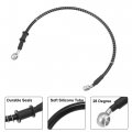 X Autohaux Brake Hose Motorcycle Hydraulic Line Oil Pipe With Spring Protection Fitting For Atv Motocross Racing Bike 50cm