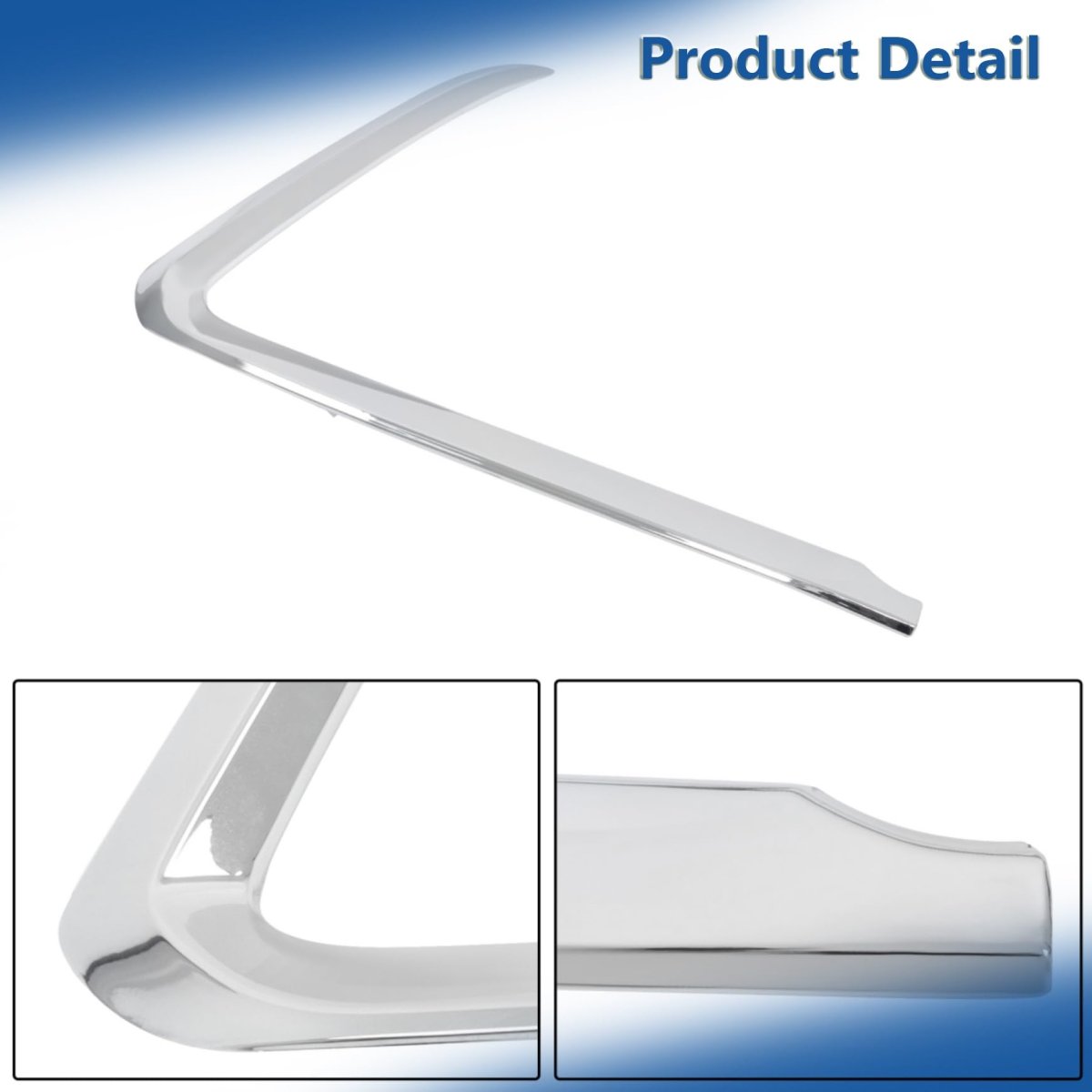 Right Front Bumper Trim Molding Strip Replacement For Cx-9 2016 2022 Chrome Plastic Tk5050120a Ma1047103