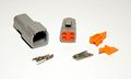 Deutsch Dtm 4-pin Connector Kit 20awg Solid Contacts 