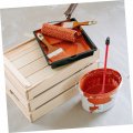 Housoutil 2pcs Paint Shaker Drywall Mud Cement Mixer Mixing Rod Stirring Stick Bucket Concrete Epoxy Coating Paddle Accessories