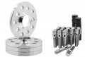 4 Pc 12 Mm 15 Thick Hub Centric Wheel Spacers 5x100 5x112 20 Chrome Locking Spline Tuner Bolts Aftermarket Wheels Small 