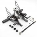 Fxcnc Cnc R6 Billet Motorcycle Rearset Foot Pegs Rear Setrests Fully Adjustable Foot Boards Compatible With Yzf Yzf600r 1999