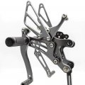 Fxcnc Cnc R6 Billet Motorcycle Rearset Foot Pegs Rear Setrests Fully Adjustable Foot Boards Compatible With Yzf Yzf600r 1999