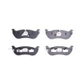 Front Brake Pads For Mercury Grand Marquis 1996 To 2002 Semi Metallic Friction 1 94 In Inner Pad Height 5000 Advanced Series 