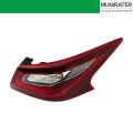 Munirater 1-pack Rh Tail Light Assembly Right Side Replacement For Altima Sr 2016-2018 Red Rear Lamp