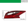 Munirater 1-pack Rh Tail Light Assembly Right Side Replacement For Altima Sr 2016-2018 Red Rear Lamp