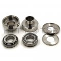 Httmt- Chrome Neck Cups Cup Set Timken Bearings Compatible With H-d Chopper Bobber Custom 12253