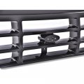 G-plus Platinum Chrome Front Bumper Grille Compatible With Bronco 1992-1996 Fit Ford F150 F250 F350 1992-1997 W Emblem Truck