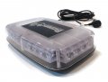 The Rop Shop Universal 12v Led Rectangular Amber Mini Light Bar With Magnetic Mount
