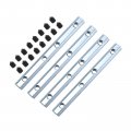 Uxcell Straight Line Connector 4pcs 3 9inch Inside Joint Brackets With M5 Screws For 2020 Series Aluminum Extrusion Profile T