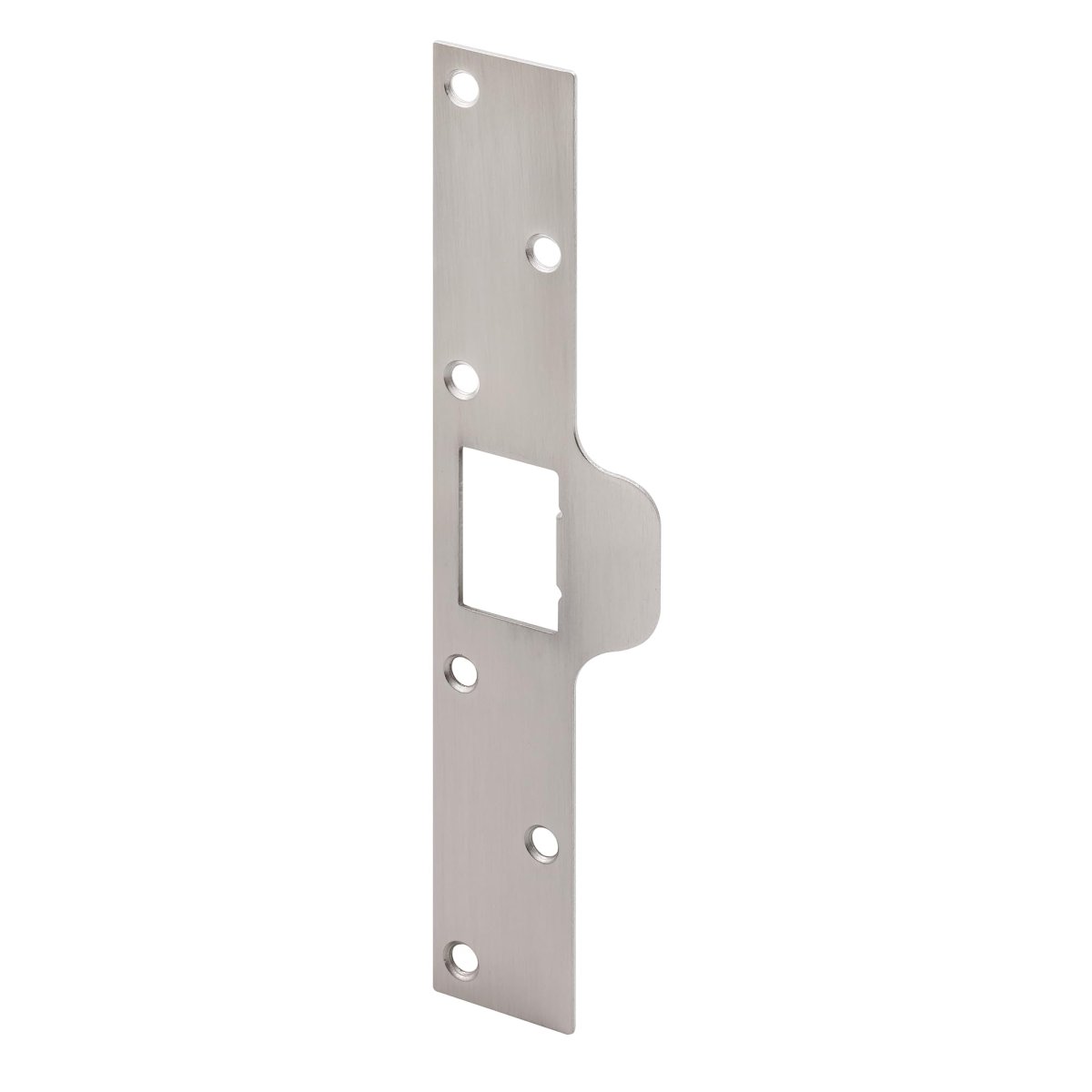Maximum Security Deadbolt Tab Strike U 94265 7 875 In Height X 1 25 Width Satin Nickel Traditional Style With Fasteners Single