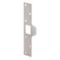 Maximum Security Deadbolt Tab Strike U 94265 7 875 In Height X 1 25 Width Satin Nickel Traditional Style With Fasteners Single 