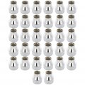Ocpty 14x1 5 Wheel Lug Nuts 32pcs Open Chrome Nut 1 0 91 Oem Factory Replacement For Chevroletd Gmc For Hummer