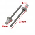 Uxcell 4mmx8mm Aluminum Round Dome Head Closed End Blind Rivets Fastener 100pcs