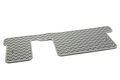 Gm Accessories 22890480 Third Row 1-piece All-weather Floor Mat In Titanium With Deep Rib 
