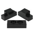 Hood Bumper Set 3pcs Fit For Hummer Humvee 12338896 Black 