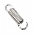 X Autohaux 6 Pcs 43mm 1 69 Motorcycle Muffler Exhaust Pipe Spring Universal Stainless Steel Silver Tone