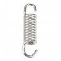X Autohaux 6 Pcs 43mm 1 69 Motorcycle Muffler Exhaust Pipe Spring Universal Stainless Steel Silver Tone