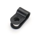 Baomain R-type Cable Clamp 3 16 Inch Black 100 Pack