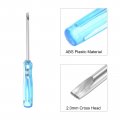 Uxcell Mini Slotted Screwdriver 2 0mm Flat Head 65mm Length For Small Appliances Repair 5 Pcs