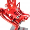 Krace Motorcycle Rearsets Footpeg Pegs Footrest Brake Shift Pedals Foot Boards Adjustable Fit For Honda Cbr600 F4i F3 F4