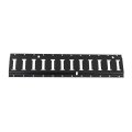 2 Pack Black E-track Tie Down Rail Kitinch Wall-mounted Tool Storage Rack Heavy Loads Up To 2 000 Lbs Replacement For Truck