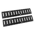 2 Pack Black E-track Tie Down Rail Kitinch Wall-mounted Tool Storage Rack Heavy Loads Up To 2 000 Lbs Replacement For Truck
