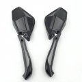Httmt Mt434- Cnc Heavy Black Rear View Left Right Leda Integrated Side Mirrors Compatible With 8mm 10mm Screw Yamaha Fz1 Fz6