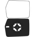 Left And Right Side Replacement Mirror Glass Fit For 2004-2010d F-150 2006-2008 For Lincoln Mark Lt Heated