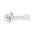 Flyshop 3 In 1 Furniture Cabinet Connector Connecting 261 Cam Lock Fittings And 6 3mm Dia 32mm Length Dowels With Plastic Nuts