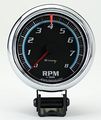 Equus 6078 Chrome Bezel Tachometer Measures 3 8-inches 