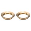 2pcs Faucet Nut Fixed Base Id 1 18 X H 0 31 Copper Fixing Tap Fastener Assembly For Kitchen And Bathroom 