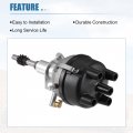 Uxcell Tractor Distributor Assembly Side Mount Replacement For Ford 8n Silver Tone