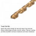 Uxcell 5 16-20 Un Straight Flute Thread Tap And 7 0mm Twist Drill Bit Set Titanium Plated 6542 High Speed Steel Drilling