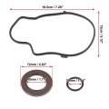 Uxcell 1 Set Timing Cover Gasket Replacement No 53021226aa 53021313aa For Dodge Ram Jeep