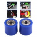 Qiilu 10mm Drive Chain Pulley Roller Slider Tensioner Wheel Guide For Street Bike Motorcycle Atv 10mm-black