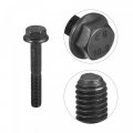 Uxcell Metric M6x40mm Hex Flange Bolts 10pcs 10 9 Grade Carbon Steel Hexagon Head Screws