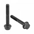 Uxcell Metric M6x40mm Hex Flange Bolts 10pcs 10 9 Grade Carbon Steel Hexagon Head Screws