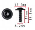 Autobahn88 Screw Bolt For Door And Panel Compatible With Vw Audi Golf Bettle Jetta Oem N90829803 N90829801 Pack Of 10