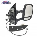 Tom Towing Power Mirror Dual Arm Telescoping Right Rh For 2009-2016 Ford E-350 E-450 Super Duty E-250 128-01698r
